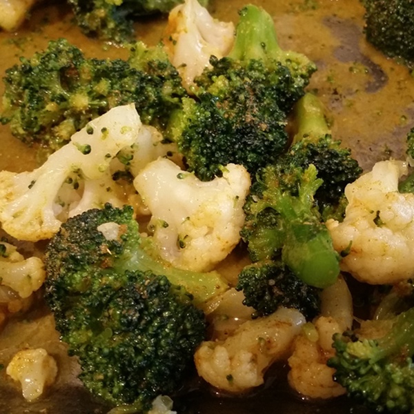 Curry Roasted Broccoli and Cauliflower Recipe Library Shibboleth!