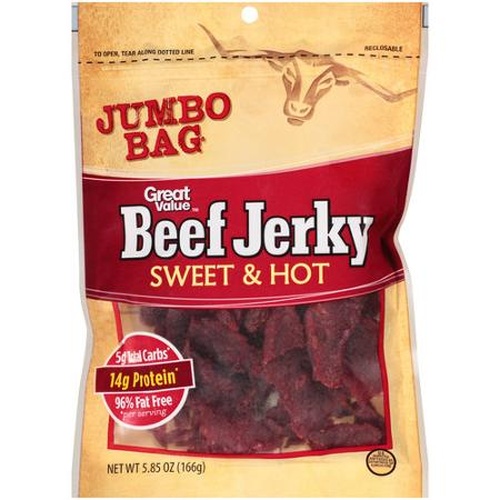 Great Value Beef Jerky Sweet & Hot Food Library Shibboleth!