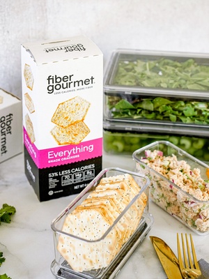Fiber Gourmet Hexagon Snack Crackers (*NEW)