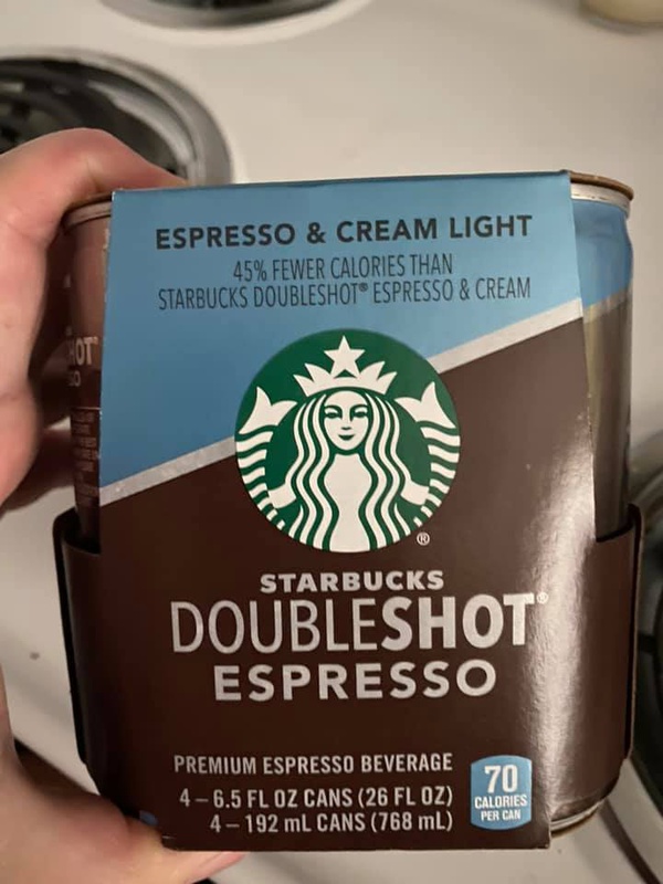 Starbucks Doubleshot Espresso Espresso & Cream Light Food Library