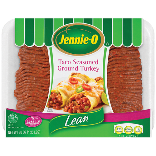 JennieO Taco Seasoned Ground Turkey Food Library Shibboleth!