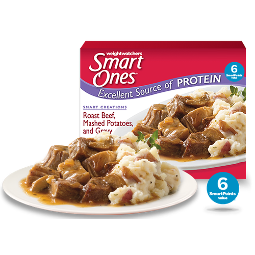 Weight Watchers Smart Ones Roast Beef, Mashed Potatoes, and Gravy