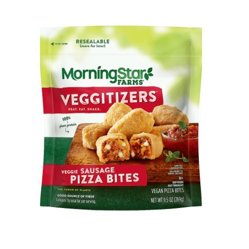 MorningStar Farms Veggie Sausage Pizza Bites Food Library Shibboleth!