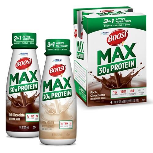 Boost Max 30g Protein Shake (any flavor) Food Library Shibboleth
