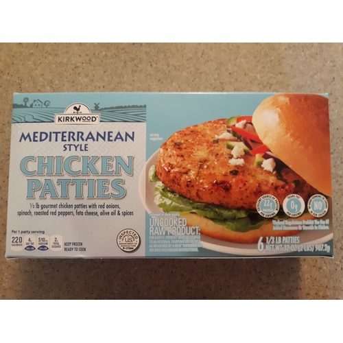 Kirkwood Mediterranean Style Chicken Patties Food Library Shibboleth!