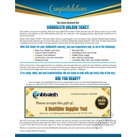 Lifetime Golden Ticket Gift Certificate