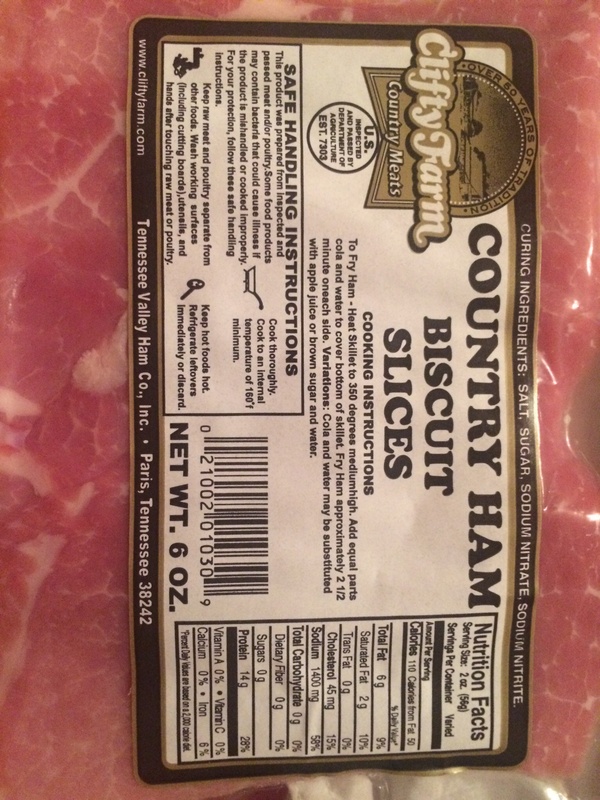 Clifty Farm Ham Biscuit Slices Food Library Shibboleth