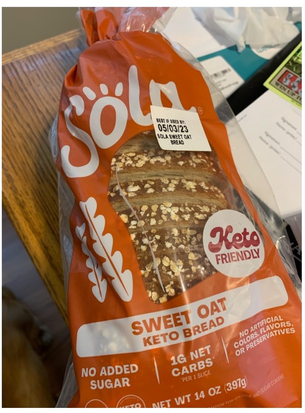 Sola Sweet Oat Keto Bread Food Library Shibboleth!