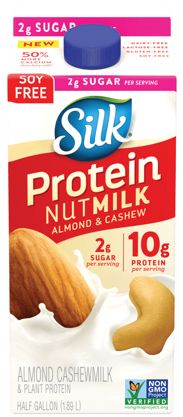 Silk Protein Nutmilk Almond and Cashew Food Library Shibboleth!
