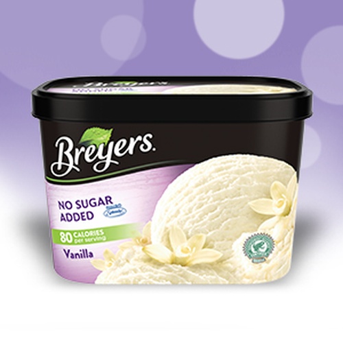 Breyers Ice Cream No Sugar Added (any flavor) Food Library Shibboleth!