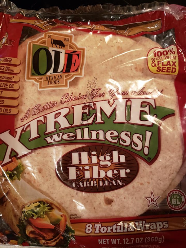 Ole Xtreme Wellness High Fiber Carb Lean Tortilla Wraps Food Library