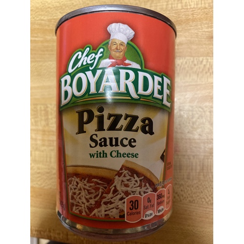 Chef Boyardee pizza sauce Food Library Shibboleth!