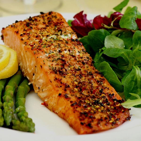 Grilled Salmon with Herb Crust - Recipe Library - Shibboleth!