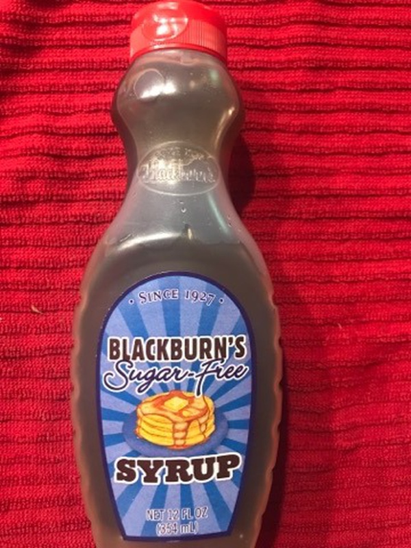Blackburn's Sugar Free Syrup Food Library Shibboleth!