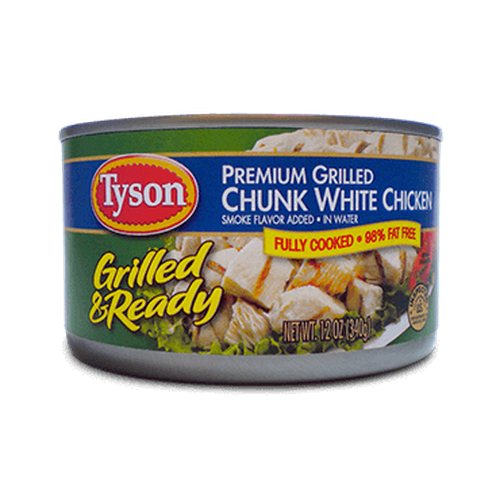 Tyson Grilled & Ready Premium Grilled Chunk White Chicken in Water