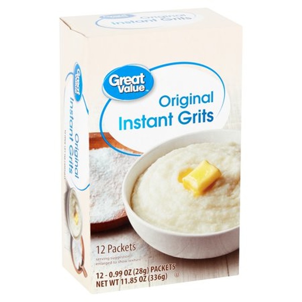 Great Value Instant Grits (any flavor) Food Library Shibboleth