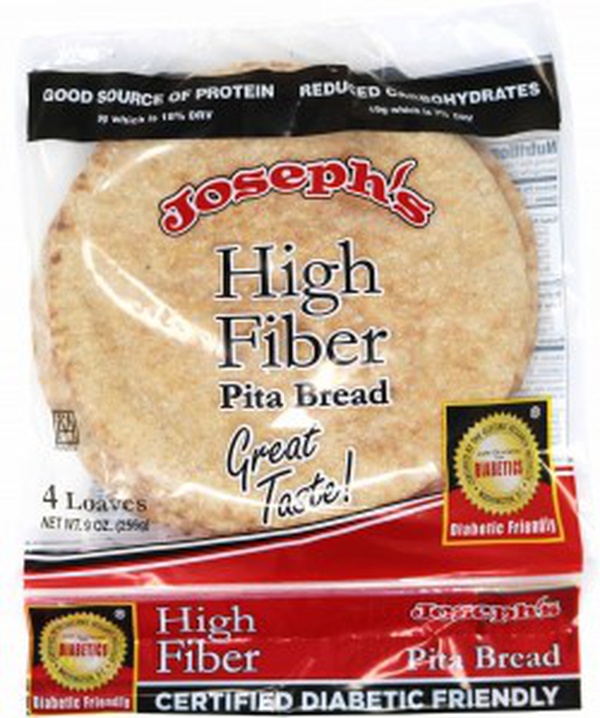 Joseph's High Fiber Pita Bread - Food Library - Shibboleth!