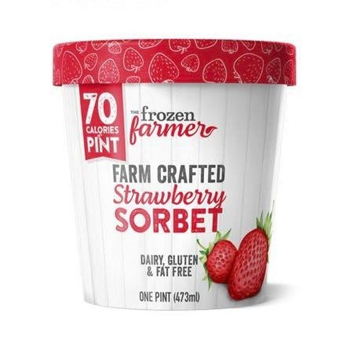 The Frozen Farmer Farm Crafted Strawberry Sorbet Food Library