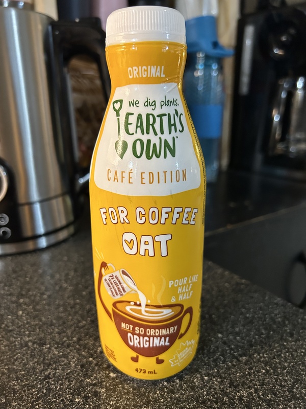 Earth's Own Coffee Creamer Food Library Shibboleth!