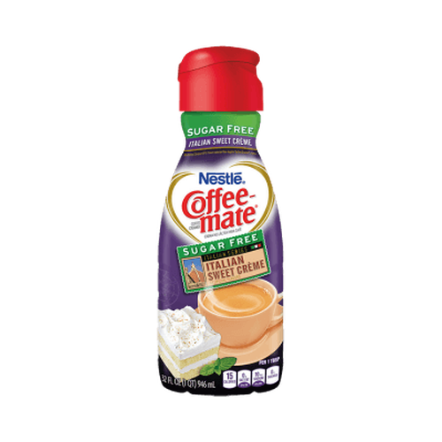 Nestle CoffeeMate Sugar Free Italian Sweet Cream Liquid Creamer Food
