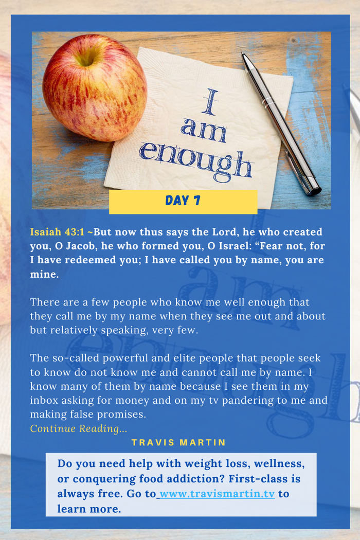 fear not for i am with you i have called you by name