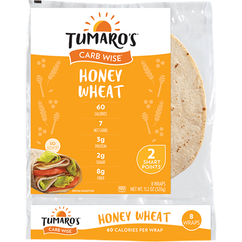 Tumaro's Carb Wise Honey Wheat Wraps Food Library Shibboleth!