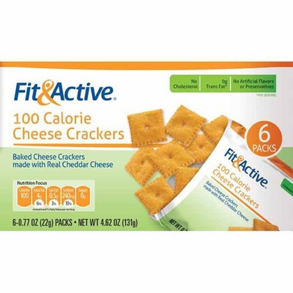 Fit and Active 100 calorie Cheese Crackers Food Library Shibboleth