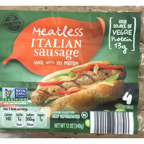 Parkview Meatless Italian Sausage Food Library Shibboleth!