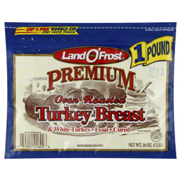Land O Frost Premium Oven Roasted Turkey Breast Food Library
