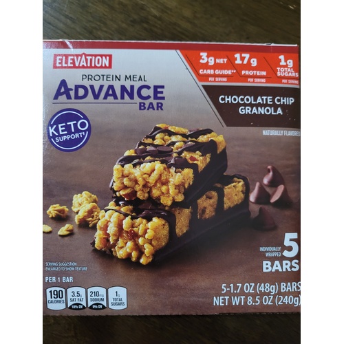 Elevation Protein Meal Advance Bar (any flavor) Food Library Shibboleth