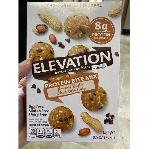 Elevation Protein Bite Mix Peanut Butter Chocolate Chip Food