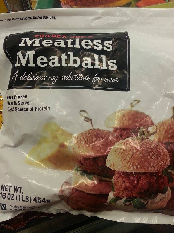 Trader Joe's Meatless Meatballs Food Library Shibboleth!