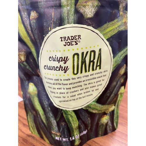 Trader Joe's Crispy Crunchy Okra Food Library Shibboleth!