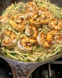 Cajun Shrimp with Skillet Zucchini Noodles - Recipe Library - Shibboleth