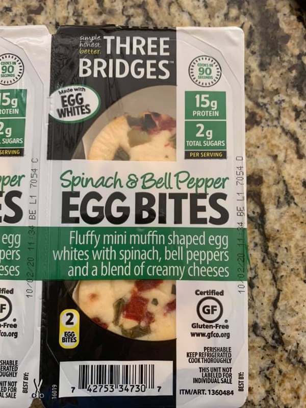 Three Bridges Spinach & Bell Pepper Egg Bites Food Library Shibboleth!