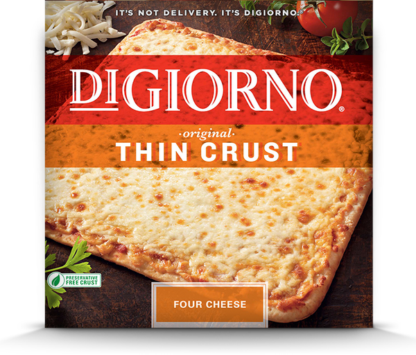 DiGiorno Original Thin Crust Frozen Pizza (4 approved flavors) Food