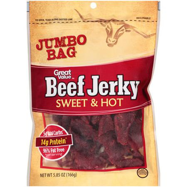 Great Value Beef Jerky Sweet & Hot Food Library Shibboleth!