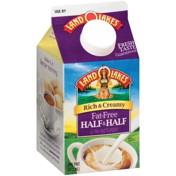 Fat Free Half and Half (any brand) Food Library Shibboleth