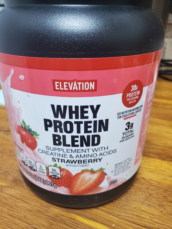Elevation Whey Protein Blend (any flavor) Food Library Shibboleth!