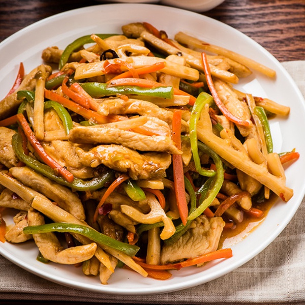 Chicken and Pepper Stir-Fry - Recipe Library - Shibboleth!