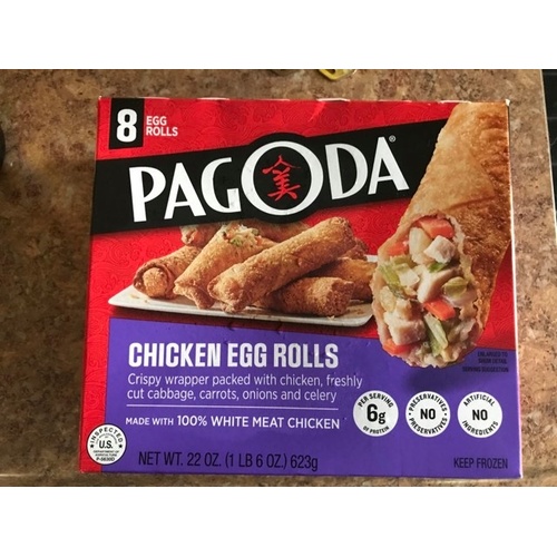 Pagoda Chicken Egg Rolls Food Library Shibboleth!