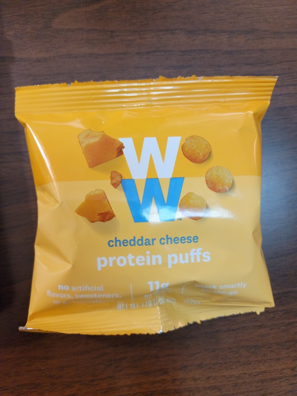 WW Cheddar Cheese Protein Puffs Food Library Shibboleth