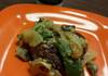 Hamburger with Hemp and Onions and Peppers