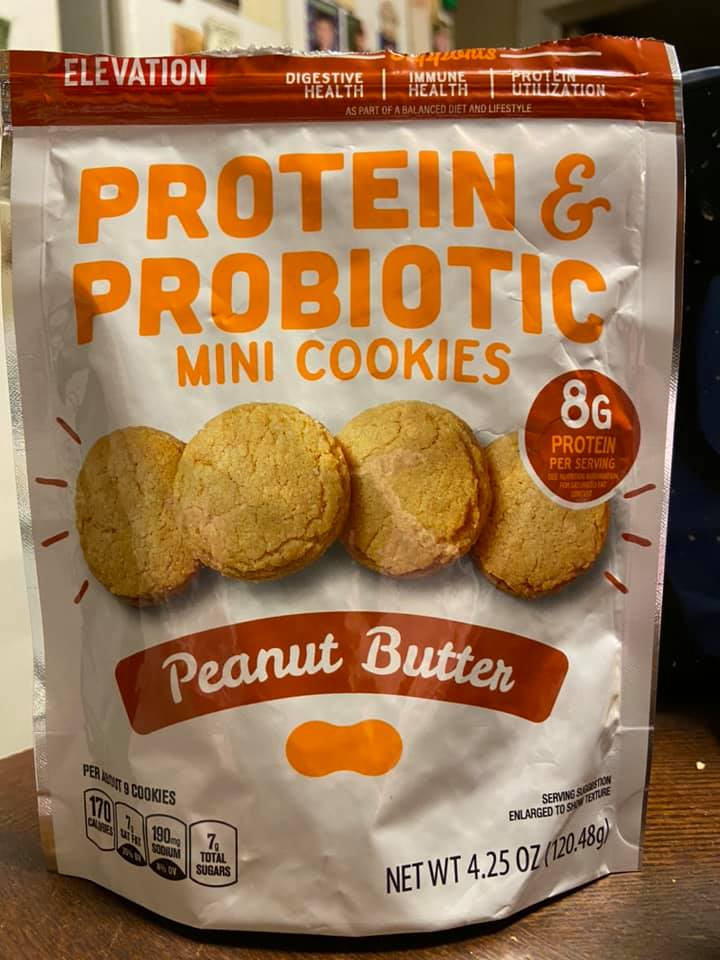 Elevation Protein & Probiotic Mini Cookies (any flavor) Food Library