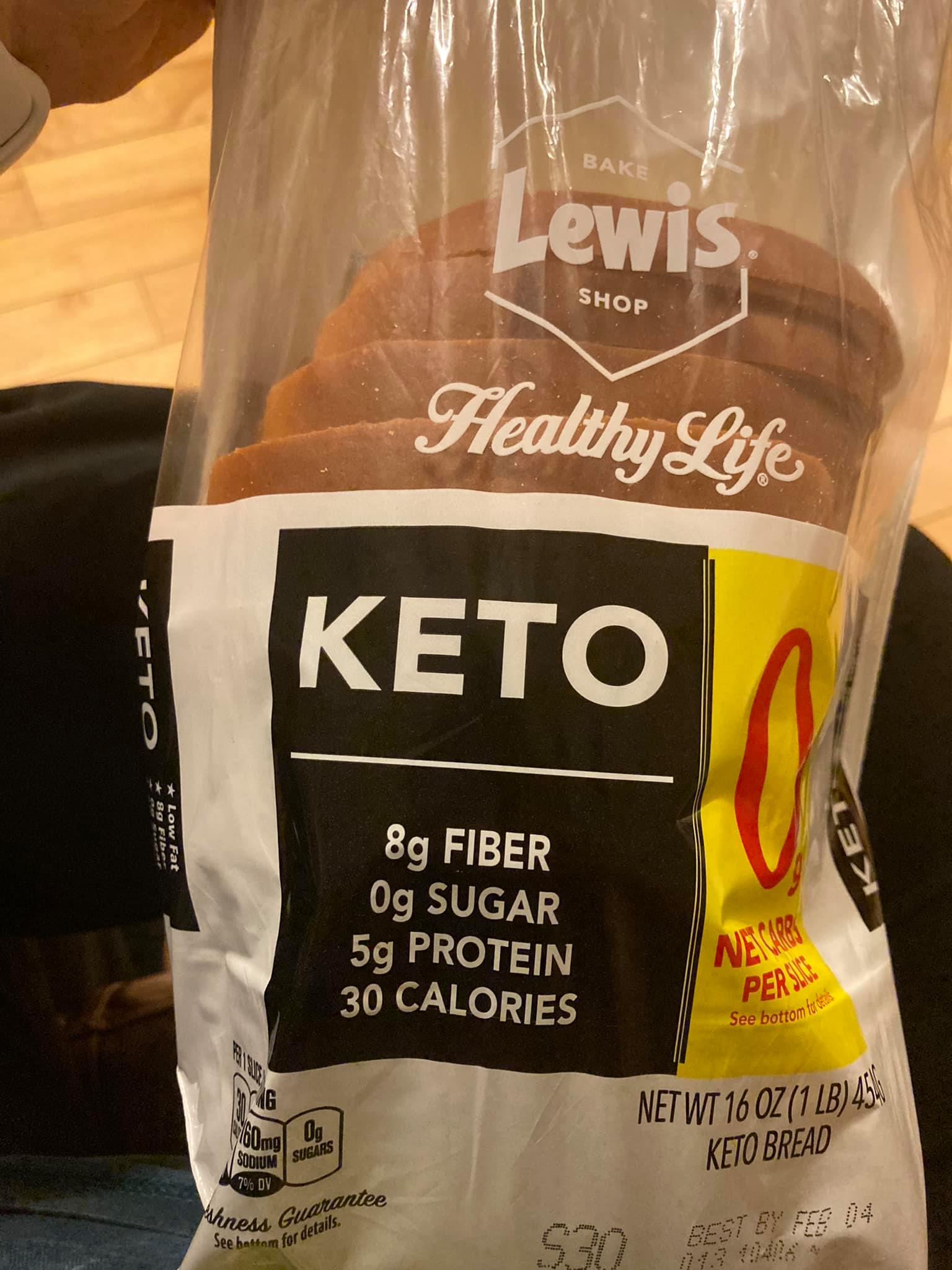 Lewis Healthy Life 30 Calorie Keto Bread Food Library Shibboleth healthy-life-keto-bread-lewis-bake-shop