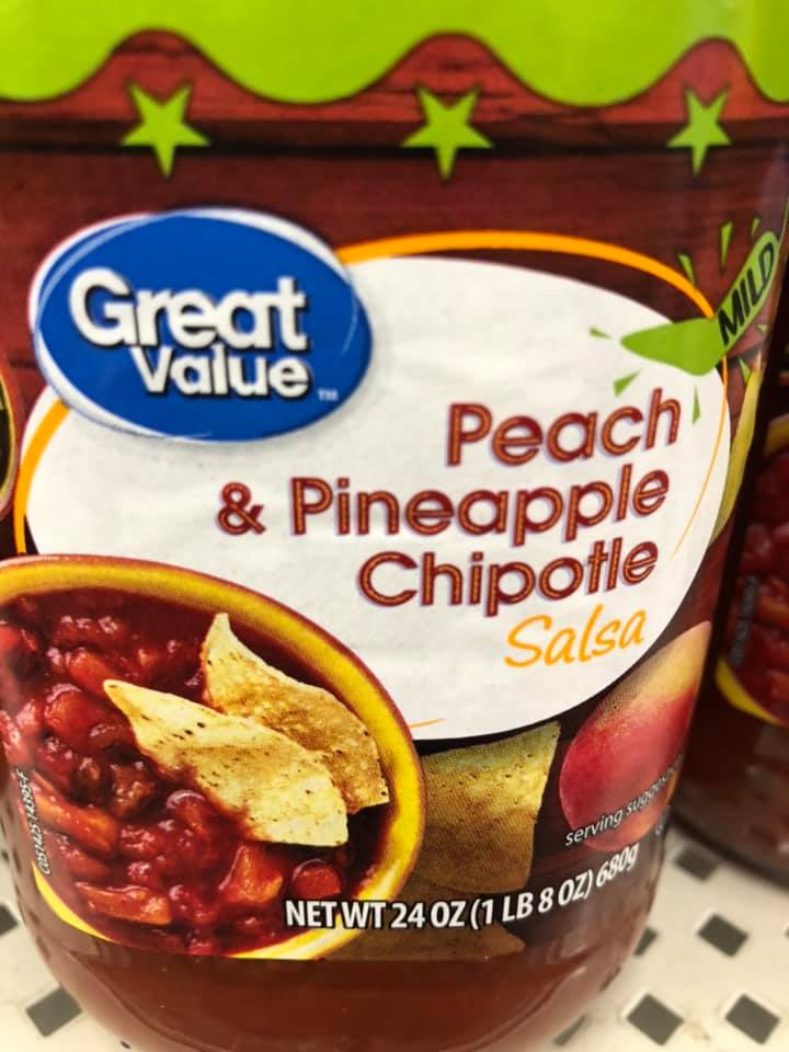 Great Value Peach & Pineapple Chipotle Salsa Food Library Shibboleth