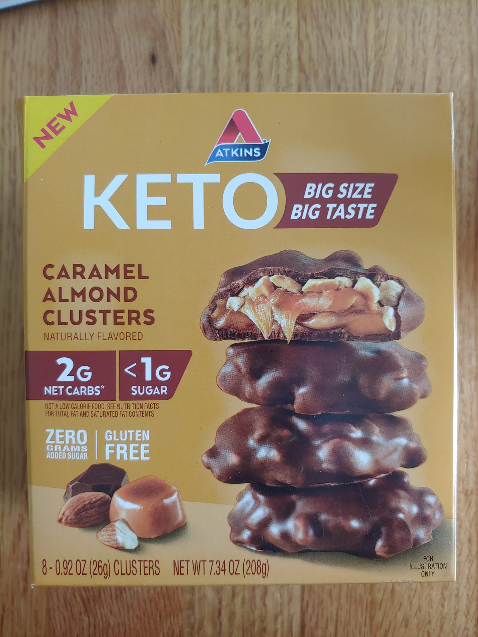 Atkins Keto Caramel Almond Clusters Food Library Shibboleth!