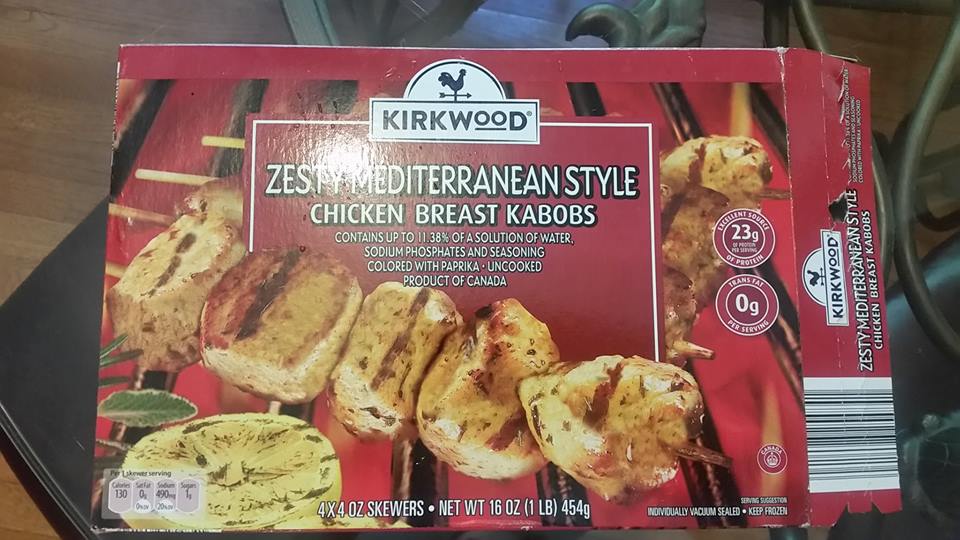 Kirkwood Zesty Mediterranean Style Chicken Breast Kabobs Food Library