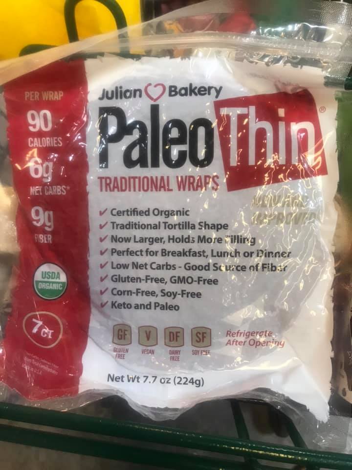 Julian Bakery Paleo Thin Traditional Wraps Food Library Shibboleth
