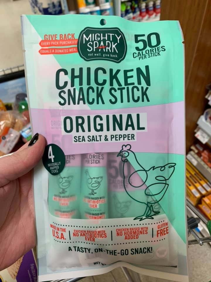 Mighty Spark Chicken Snack Stick Original Food Library Shibboleth!